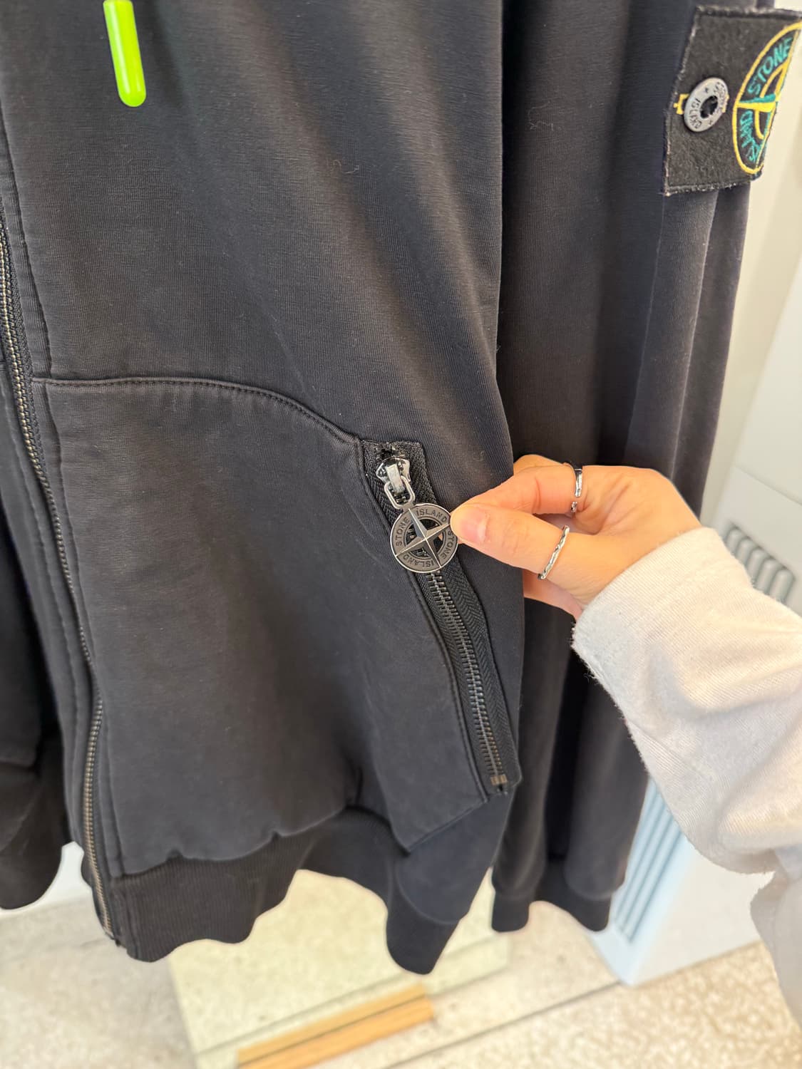 Stone Island Hooded Zip-up Jacket  상품이미지5