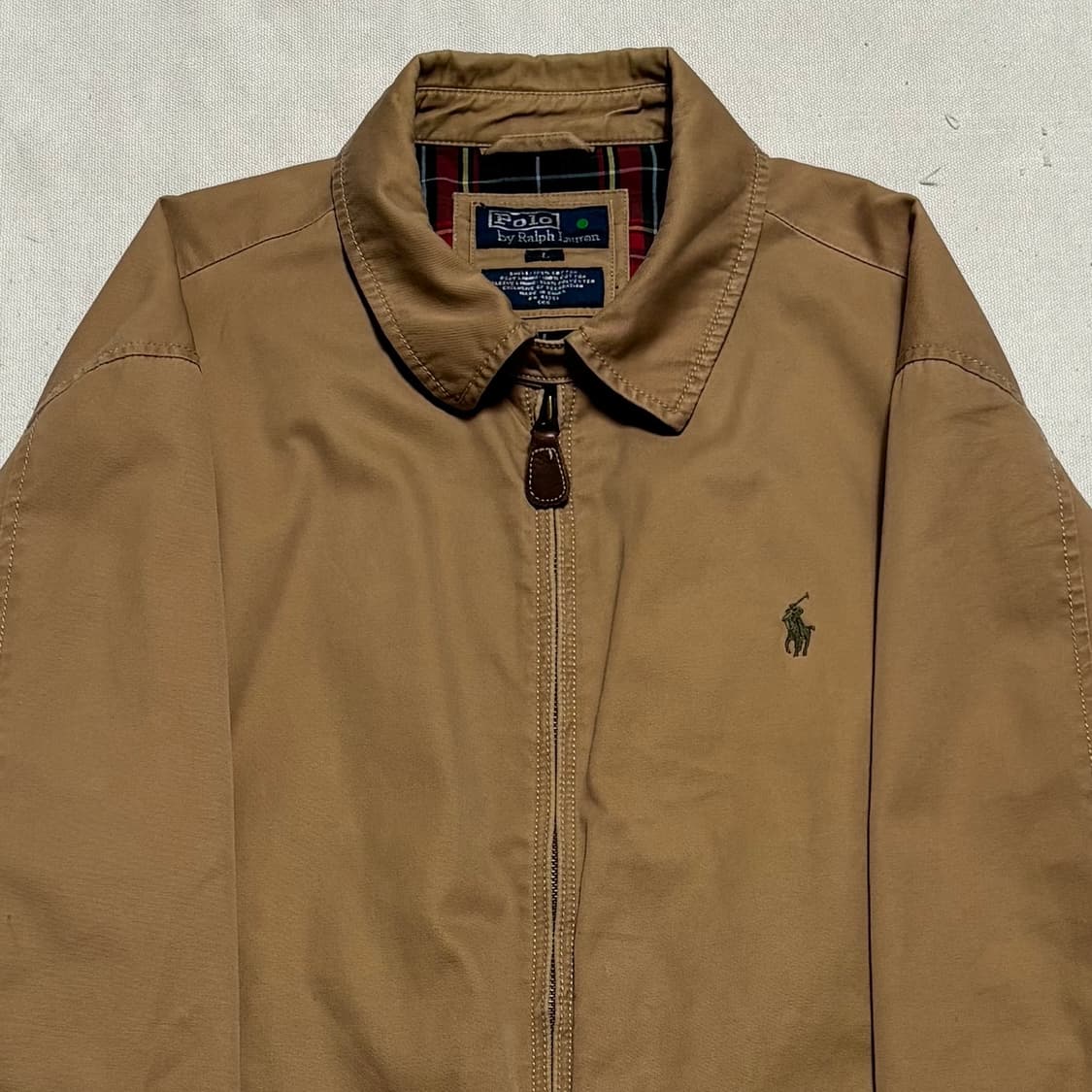 L 폴로랄프로렌 카키 포니 브라운 해링턴 자켓 상품이미지1