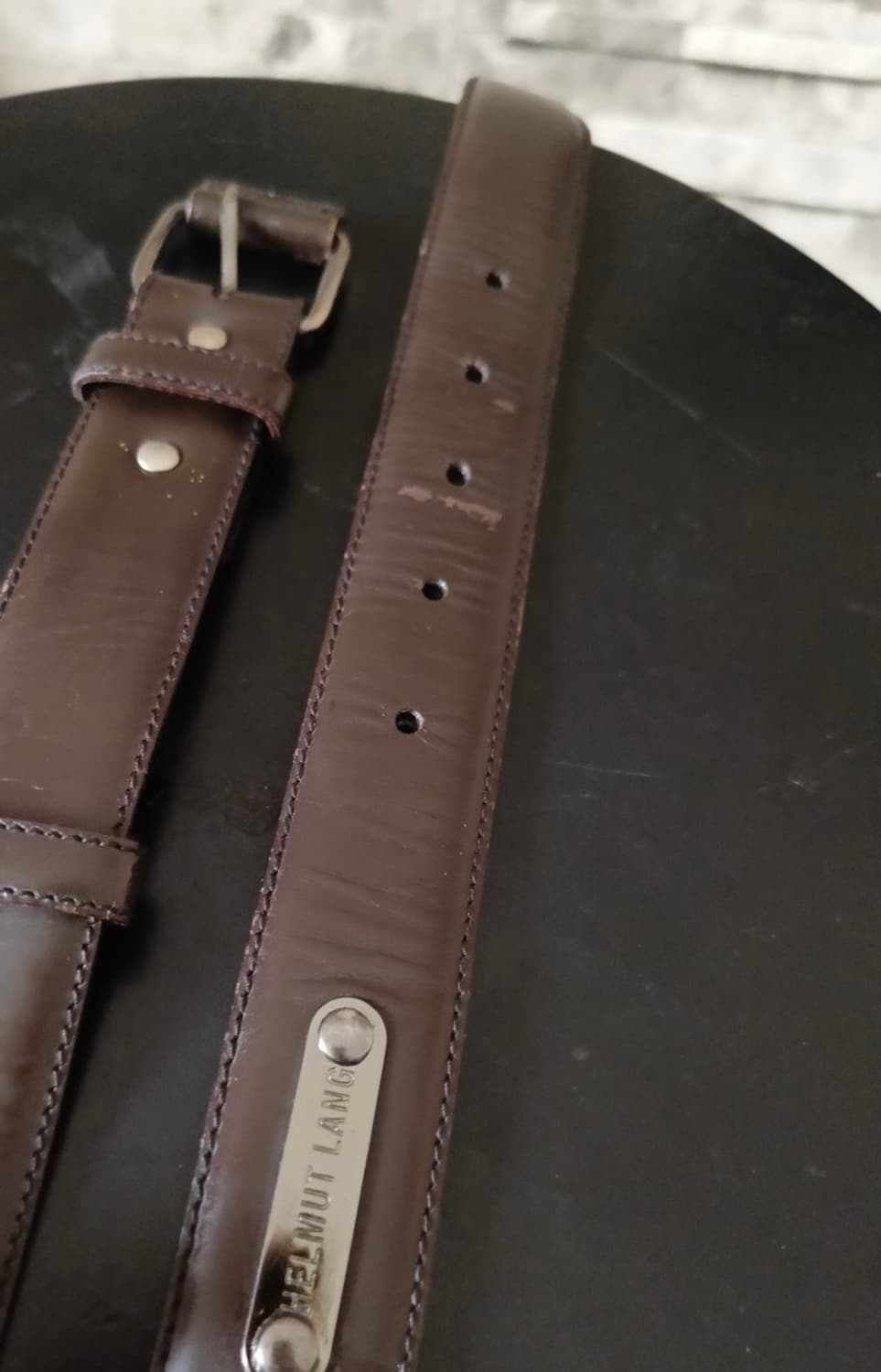 헬무트랭 아카이브 가죽벨트 상품이미지2