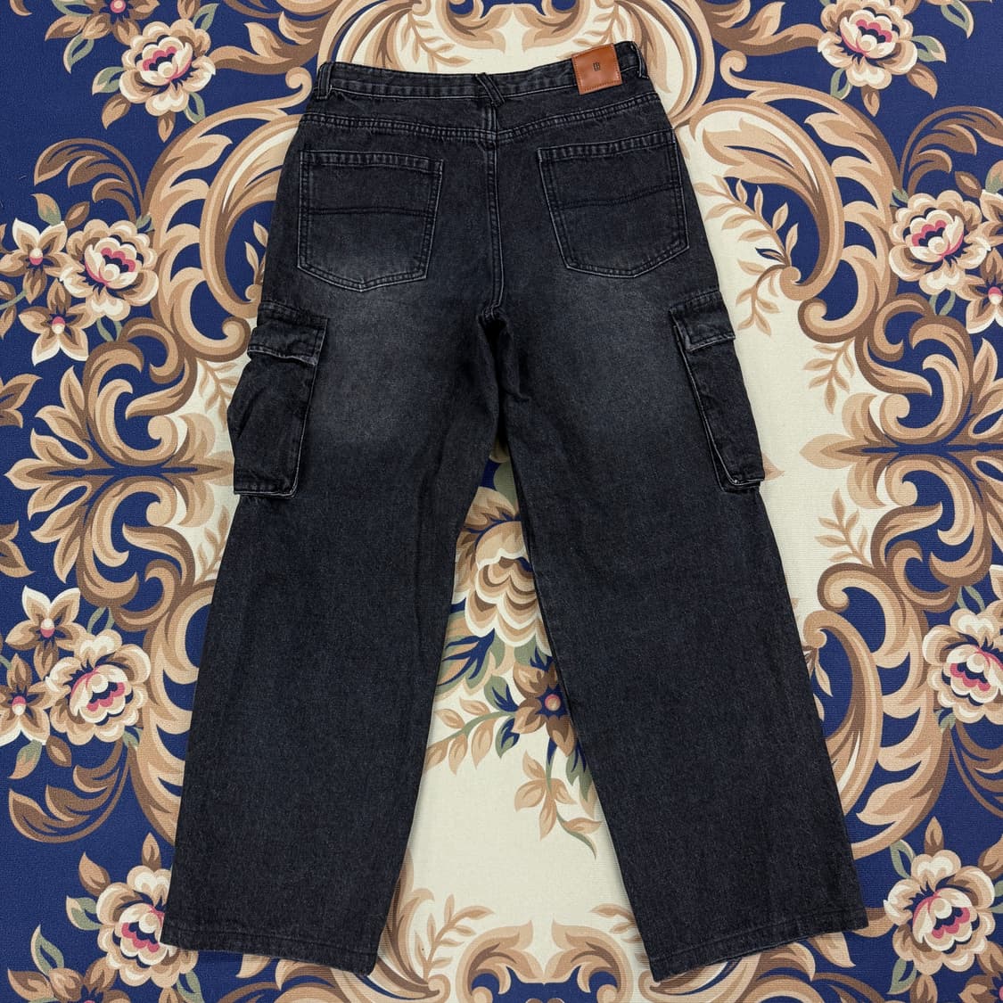 (1)디미트리 블랙 Dimitriblack 흑청 카고데님팬츠 상품이미지6