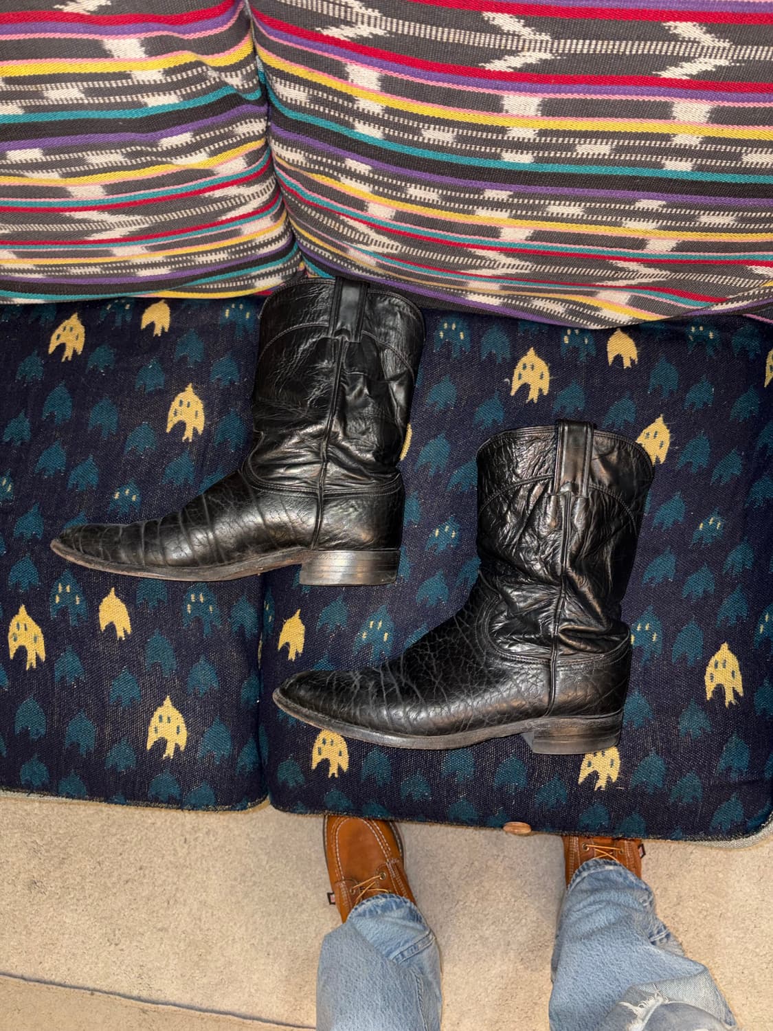 90’s Justin 3202 bullhide western boots 상품이미지5