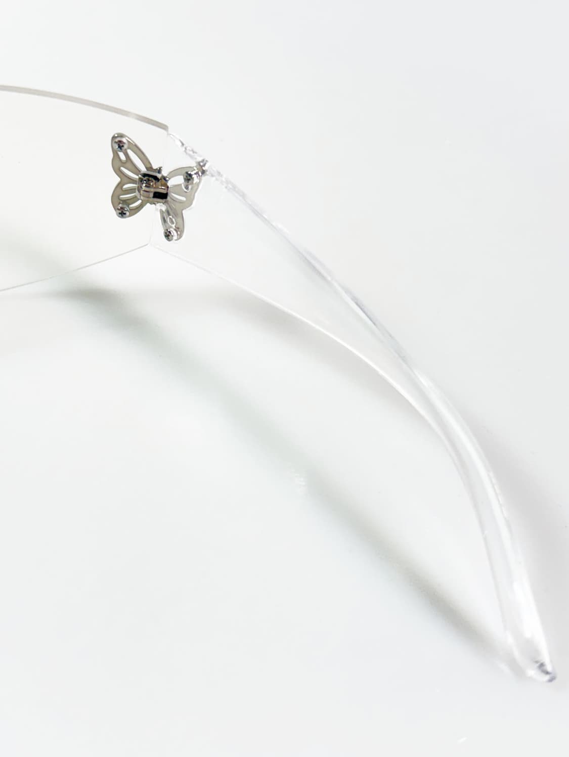 무테 쉴드 고글 클리어 버터플라이 힌지 빈티지 선글라스 상품이미지6