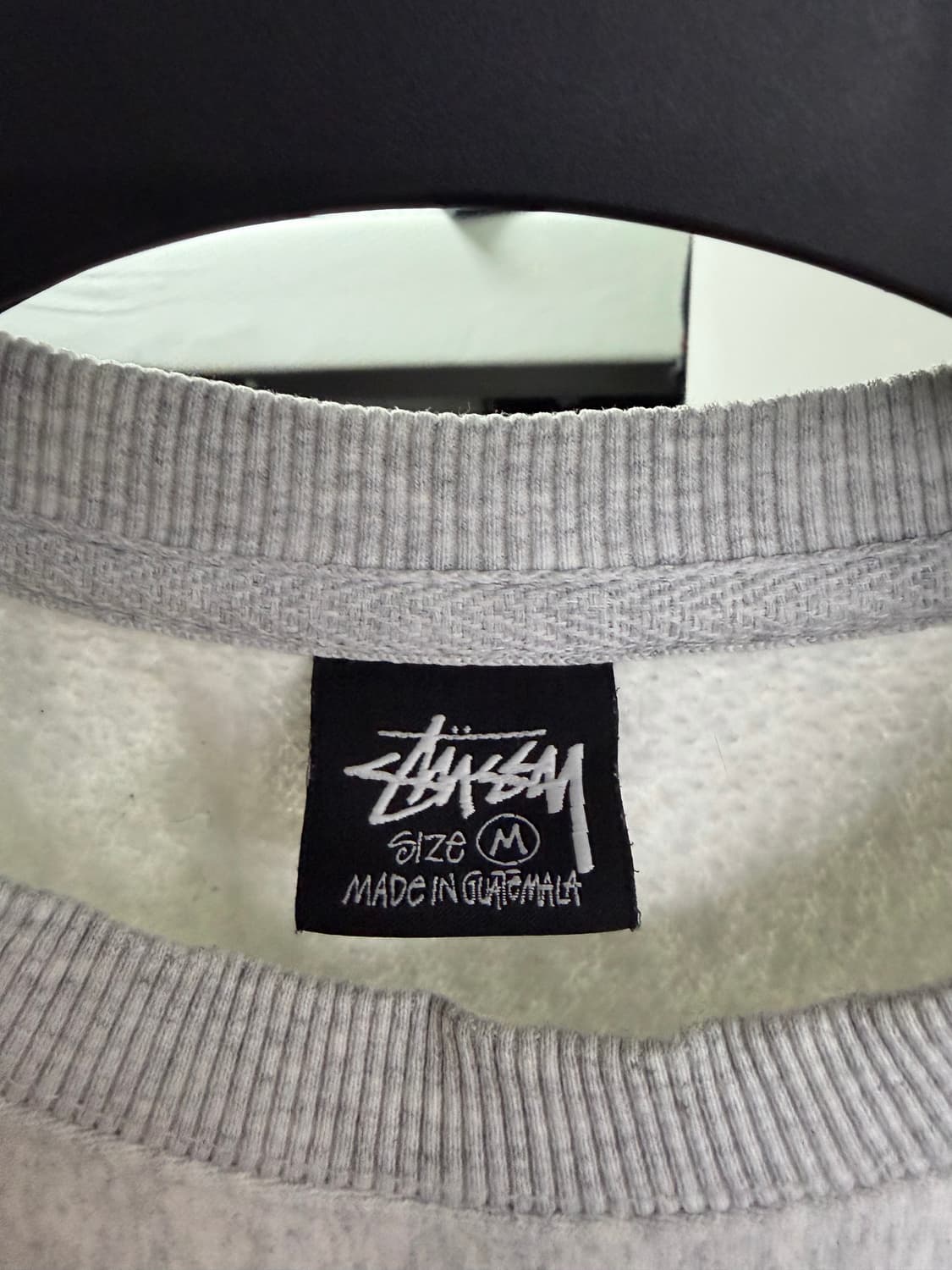 스투시 스탁 LA 크루넥(맨투맨) 애쉬헤더 M 상품이미지3