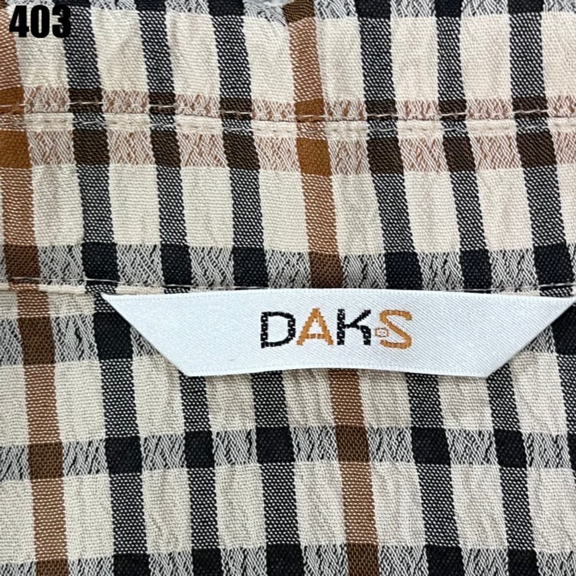 닥스체크 반팔셔츠  상품이미지2