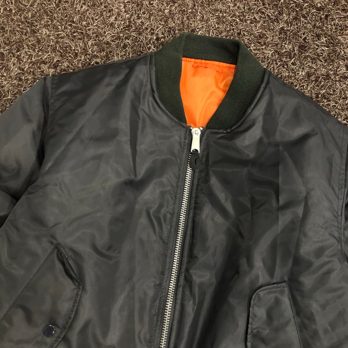 로스코 리버시블 나일론 봄버 MA-1 플라이트 항공 점퍼 상품이미지2