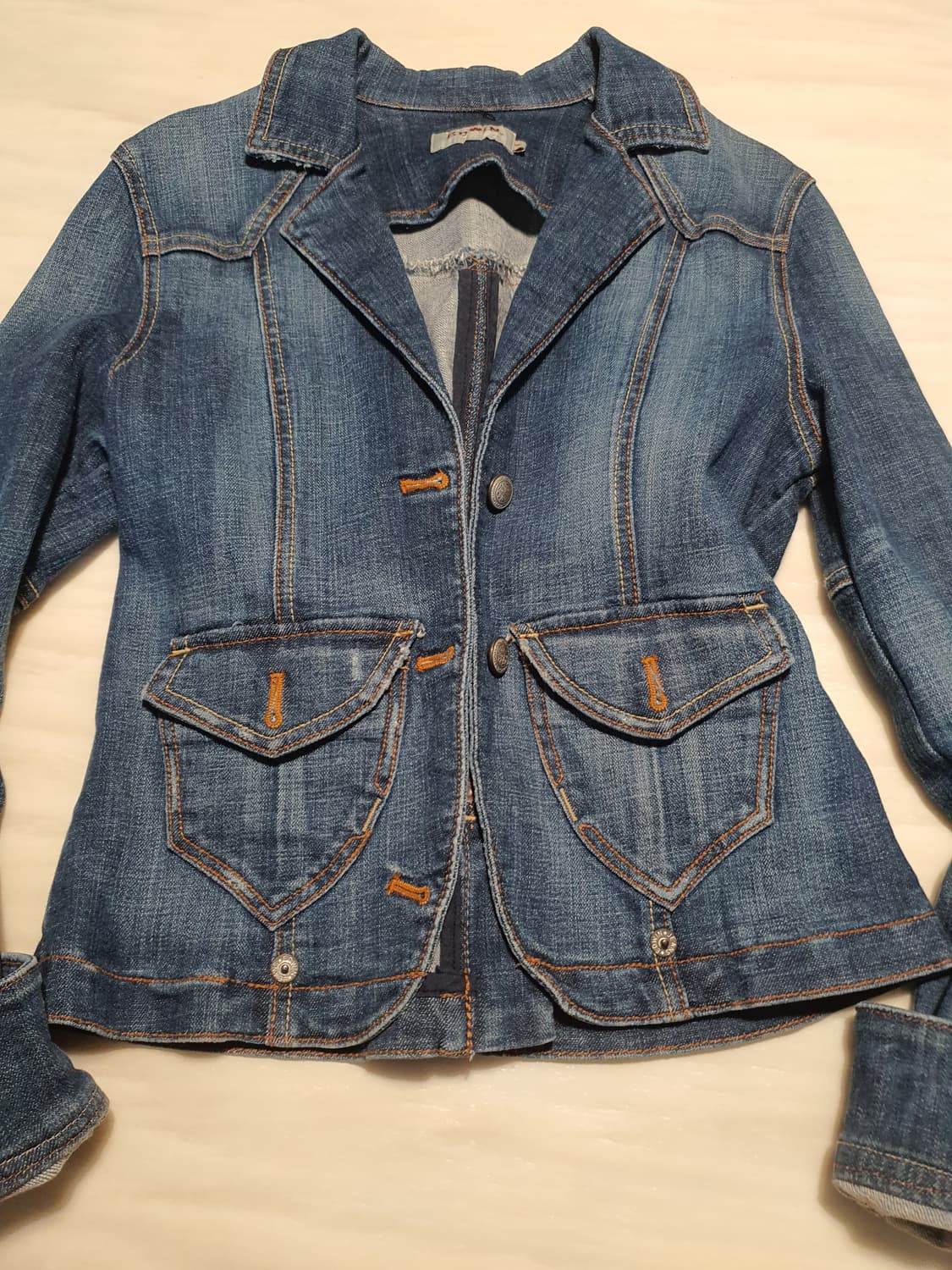 [빈티지] 청 데님 여성 자켓 스타일리쉬 90 상품이미지5