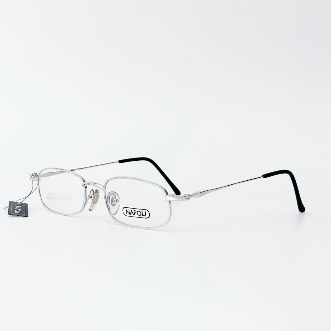 NAPOLI 실버 스퀘어 데드스탁 빈티지안경 상품이미지2