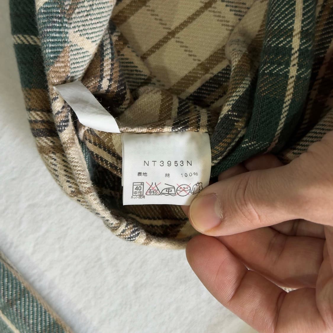 노스페이스 퍼플라벨 체크 셔츠 상품이미지5