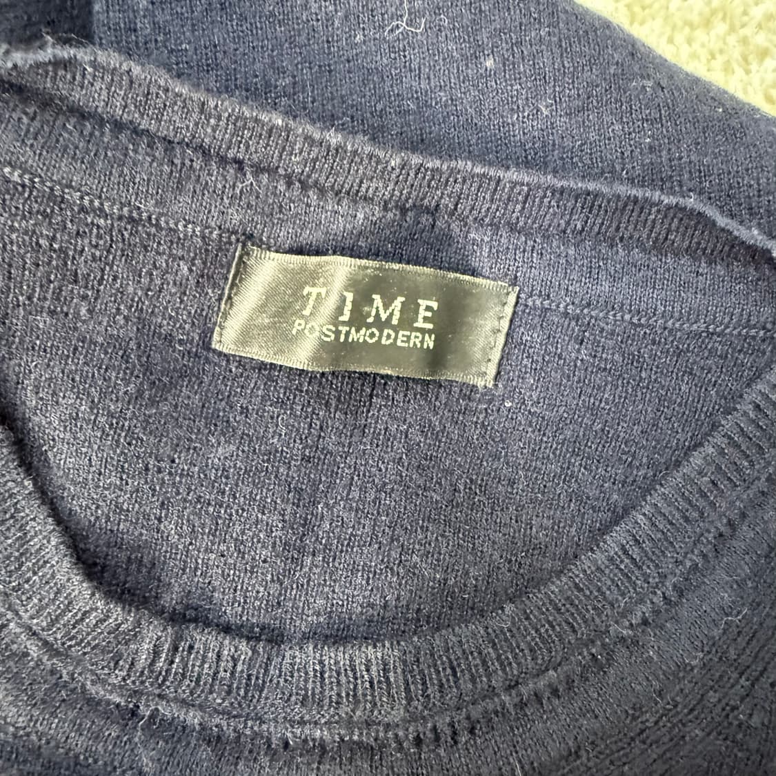 [90] 한섬 타임 여성 캐시미어 크롭 니트 0107T1 상품이미지3