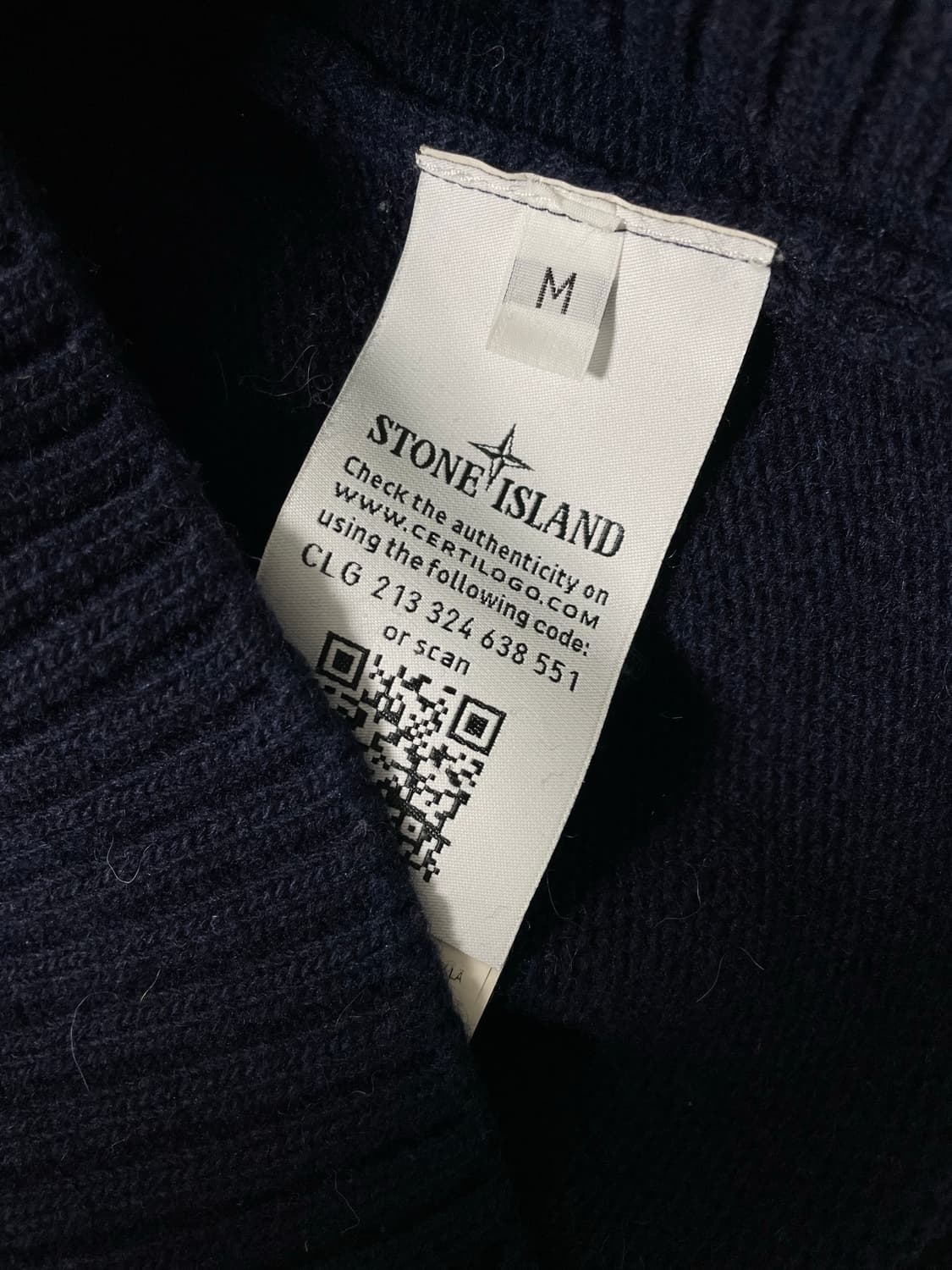 [M] 스톤아일랜드 와펜 버튼 집업 니트 가디건 상품이미지9