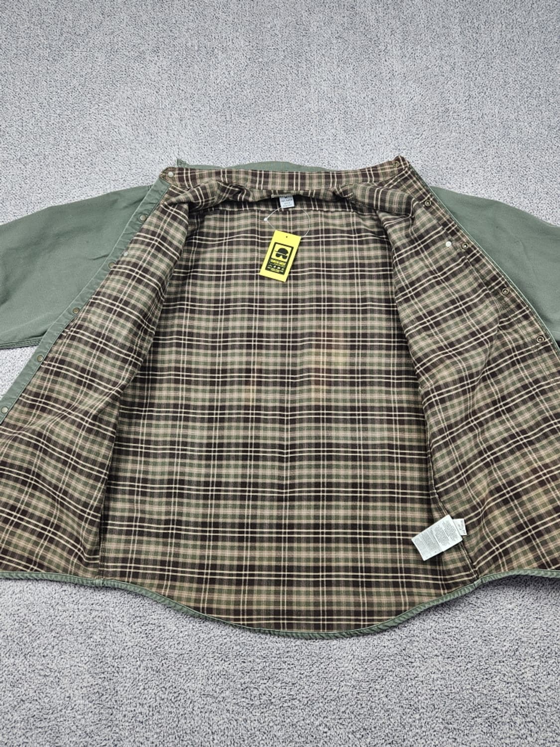 칼하트 헤비 플란넬 안감 워크 셔츠 자켓 ( M ) / 10274 상품이미지10
