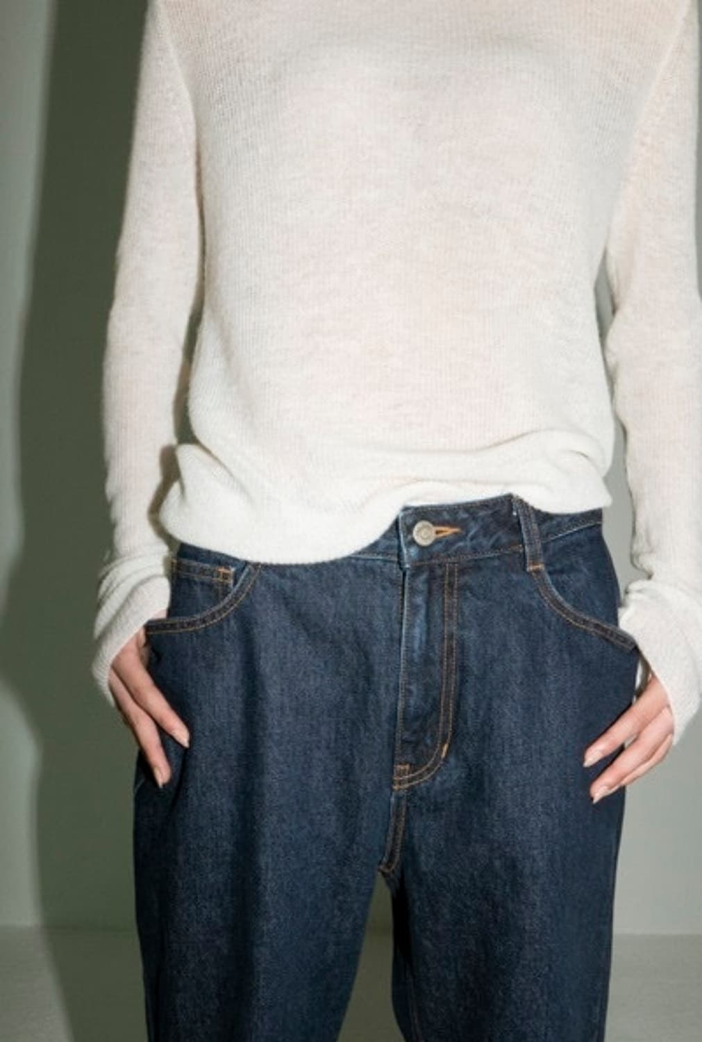 ORE 오어 베이비 알파카 터틀넥 아이보리 상품이미지2