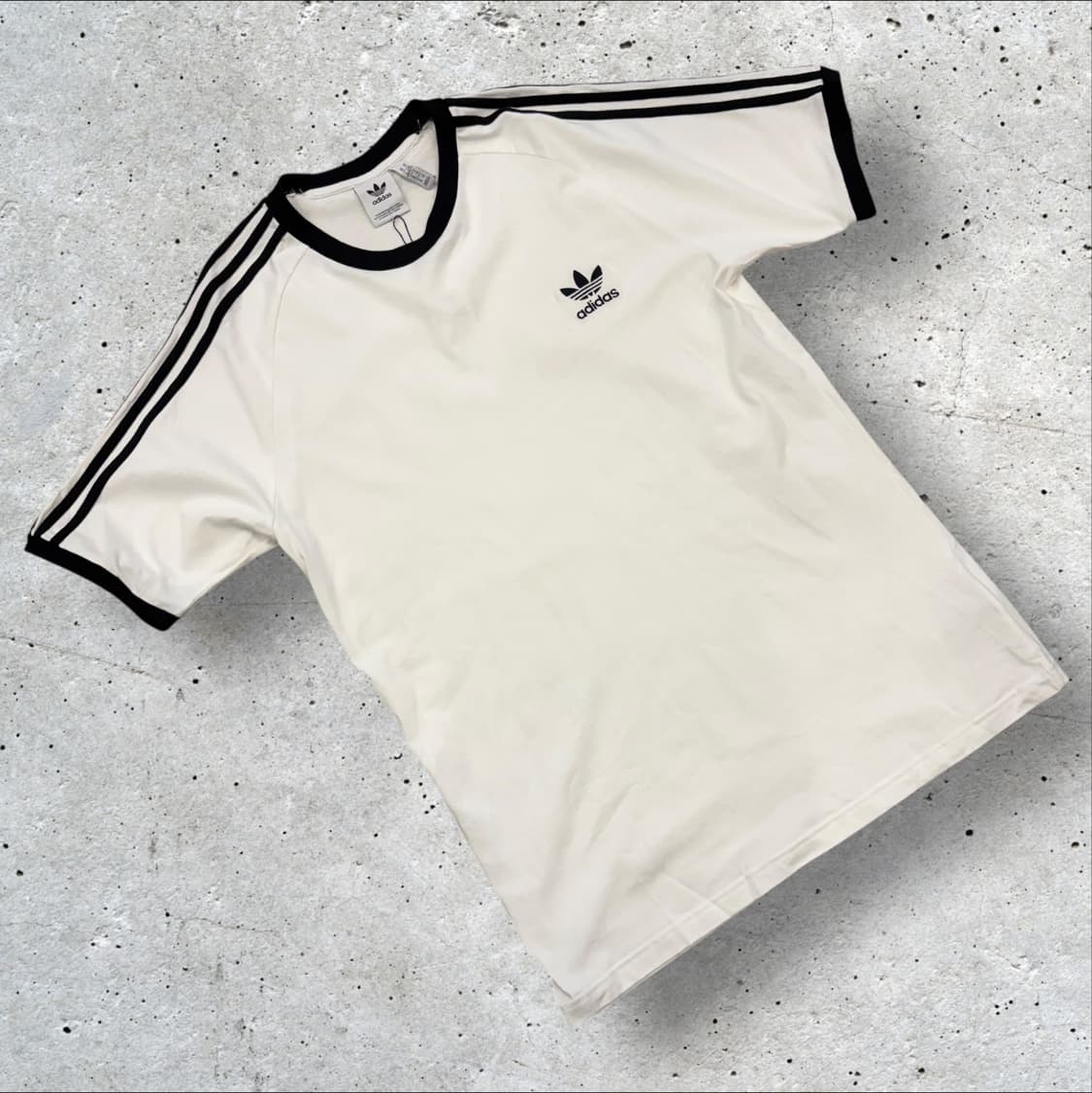 [XL] 아디다스 파이어버드 삼선 티셔츠 화이트 C741 상품이미지1