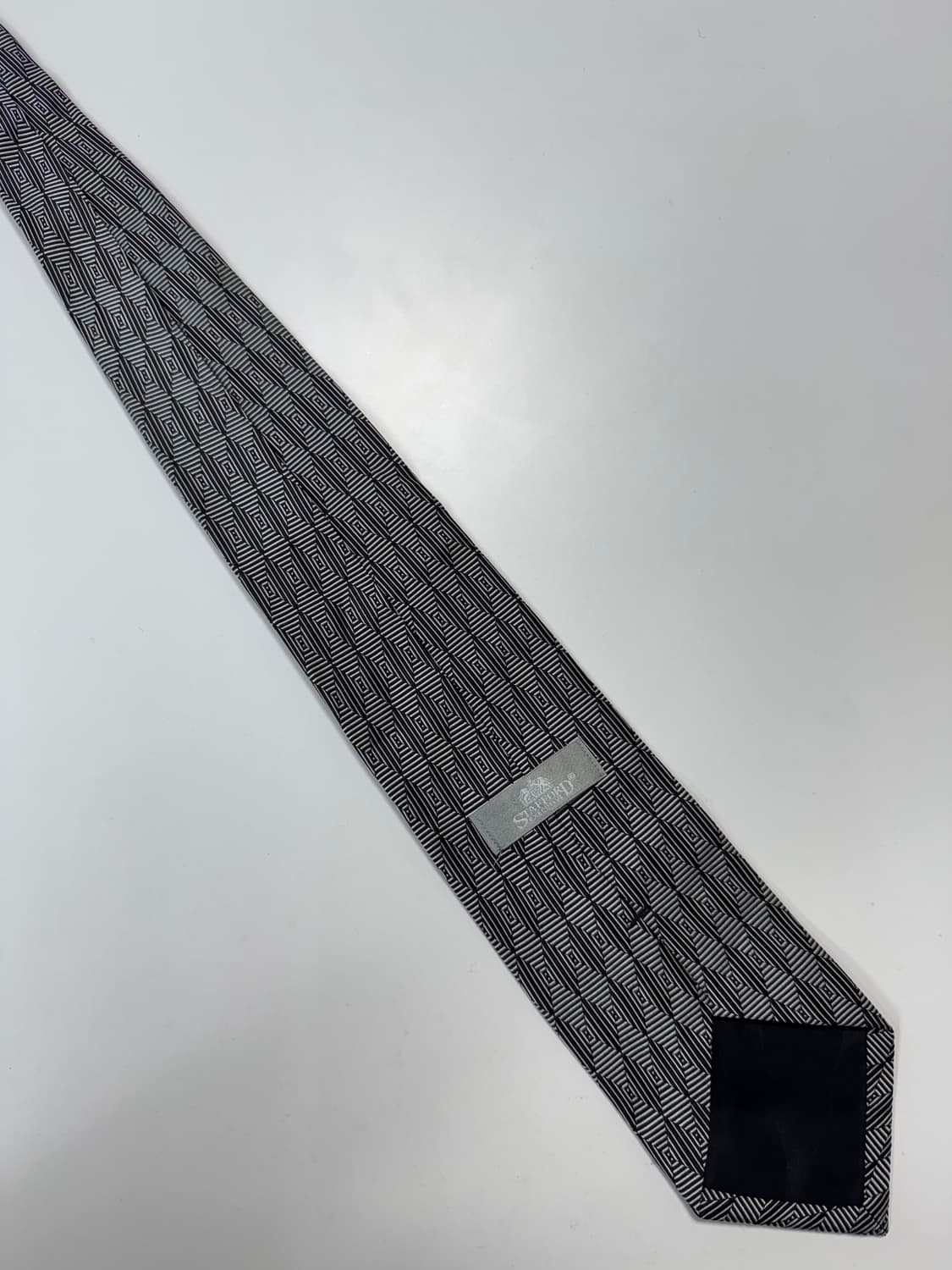 빈티지 실크 패턴 넥타이 9.3cm 상품이미지3