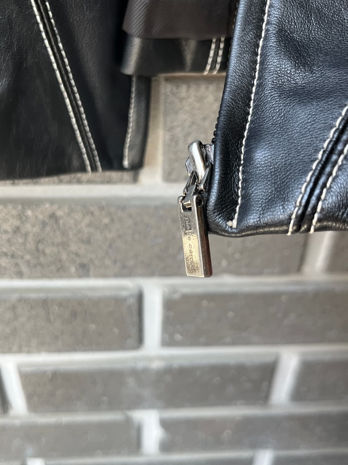 Pierre Cardin 피에르가르뎅 스티치 양가죽자켓 상품이미지5