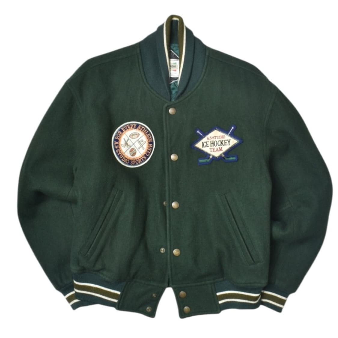 90S 아이스하키팀 패치 바시티 자켓 N1270 상품이미지2