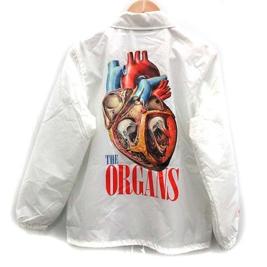 (M) 언더커버 THE ORGANS 코치 자켓 화이트 상품이미지2