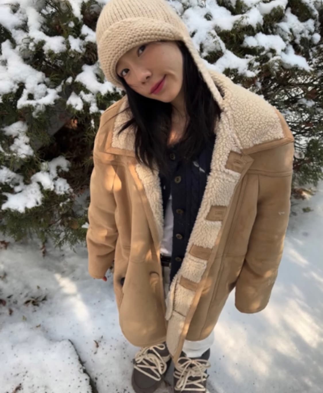 문부츠 케이스스터디 콜라보 베이지 상품이미지3