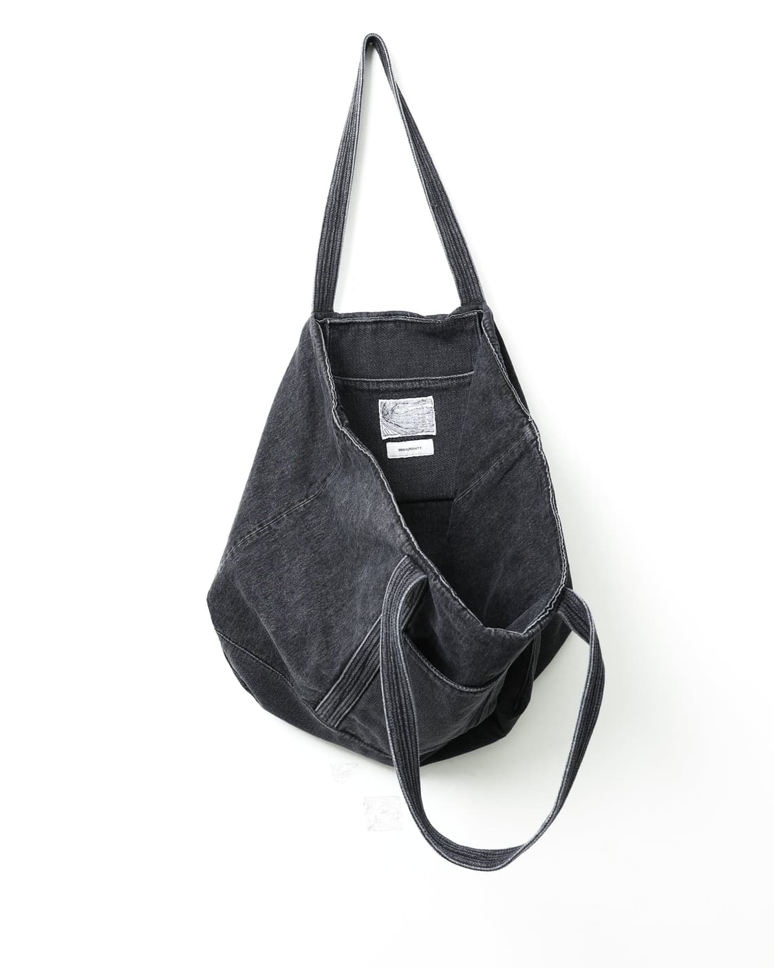999휴머니티 BIG DENIM TOTE BAG(black) 상품이미지4