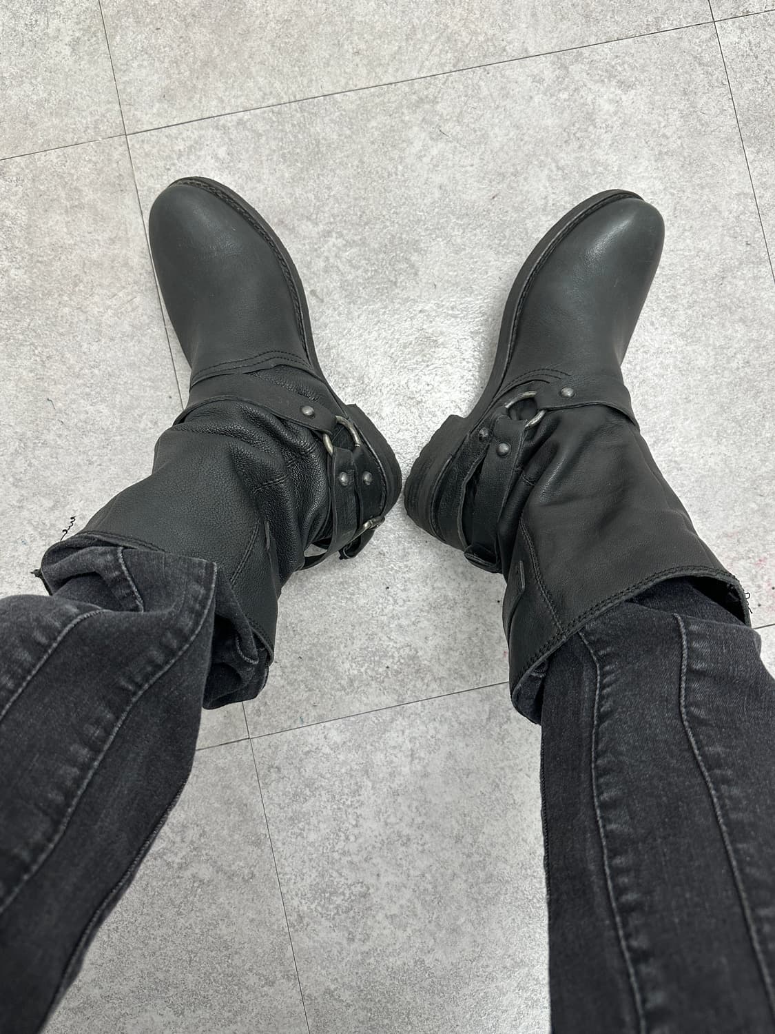 Geox Italy buckle detail bondage boots 상품이미지10