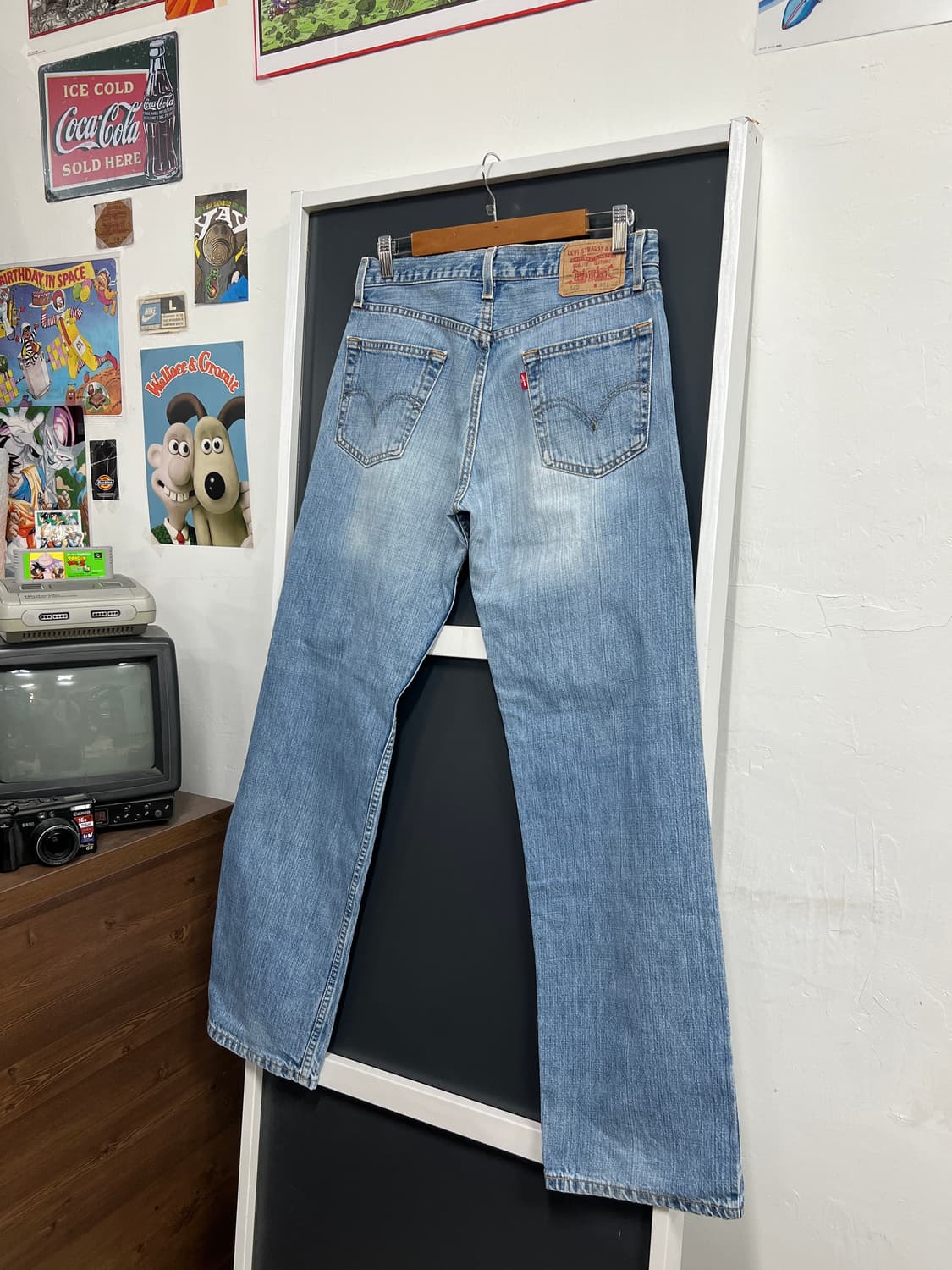 00s Levis 리바이스 529 로우 라이즈 스트레이트 데님 팬츠 상품이미지1