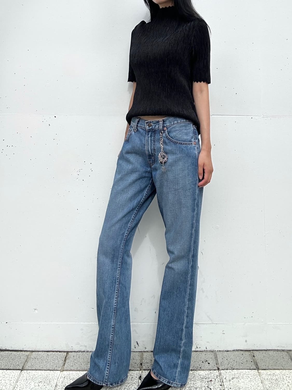 LEVI'S 550 seimi boots cut denim pants 상품이미지5