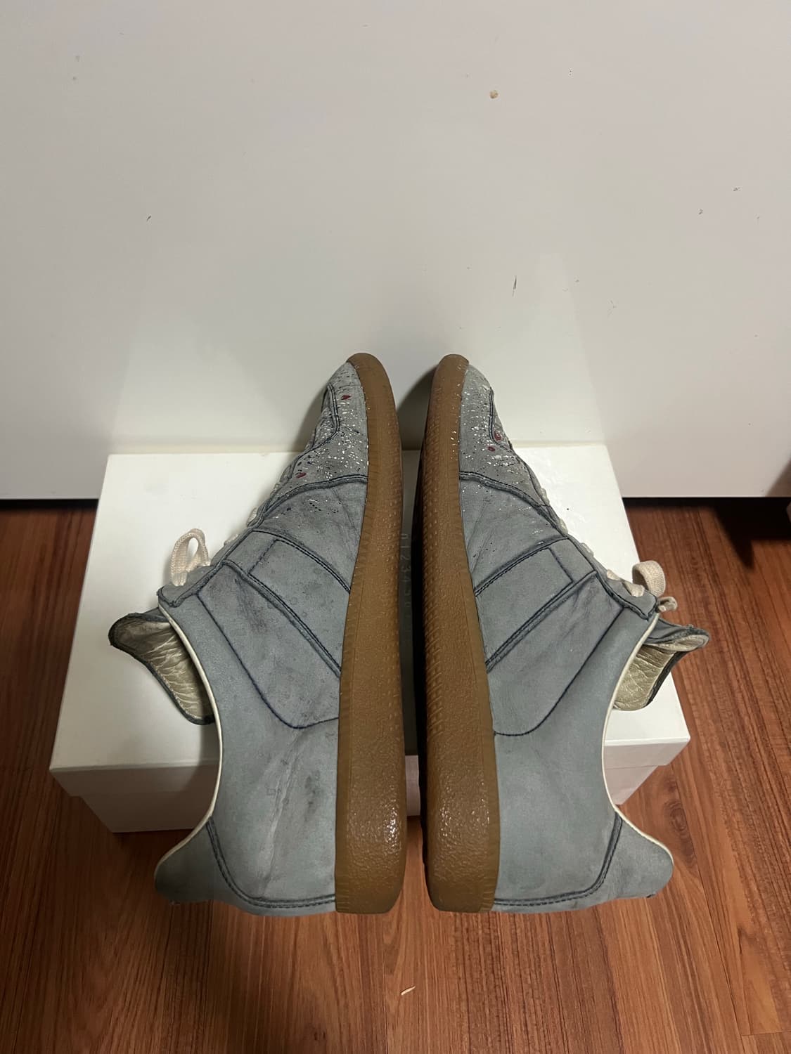 마르지엘라 레플리카 페인트 드롭 스니커즈 37.5 (245mm) 상품이미지4