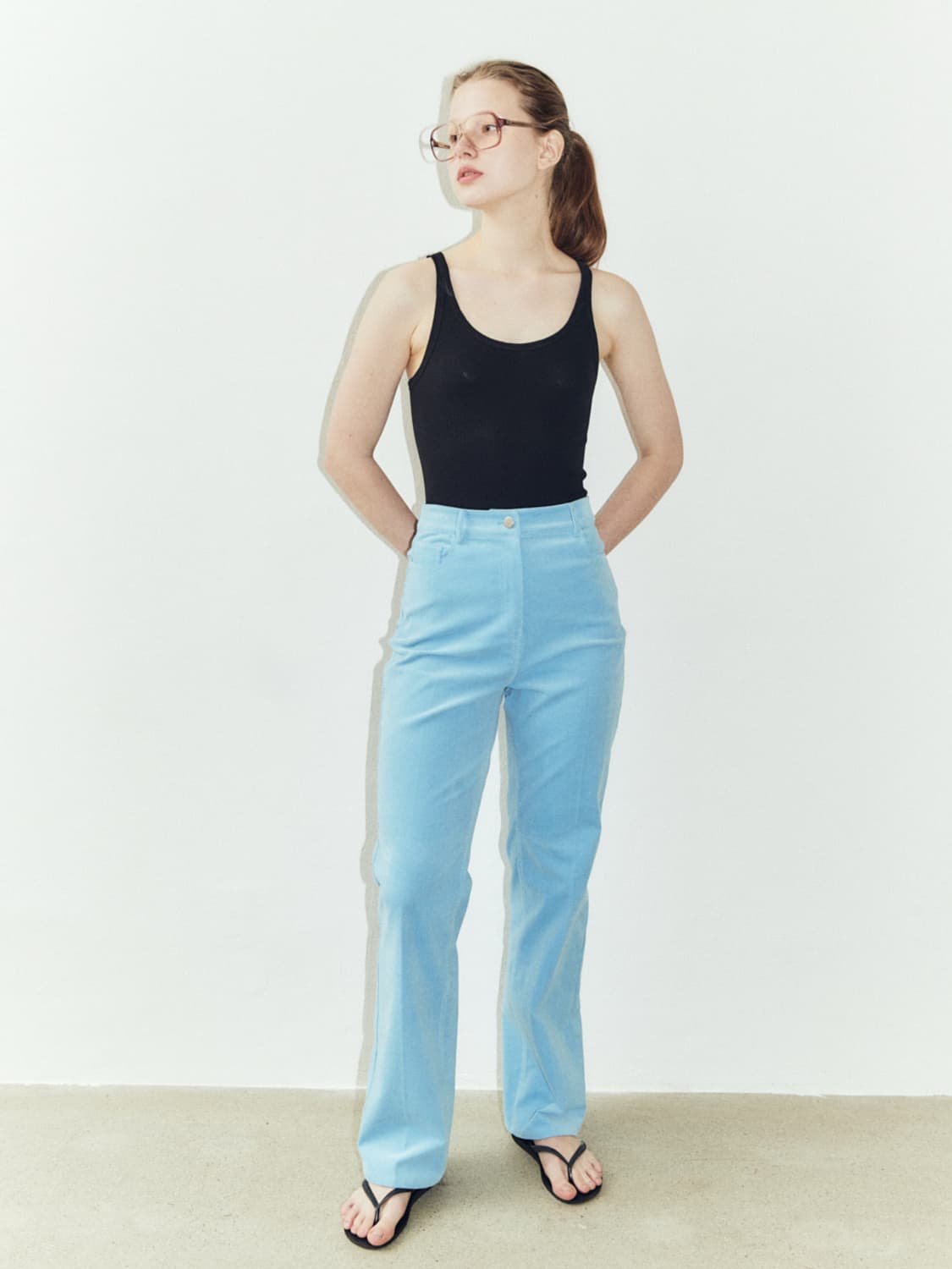 포니테일 코듀로이 팬츠  small(26-27) 상품이미지2