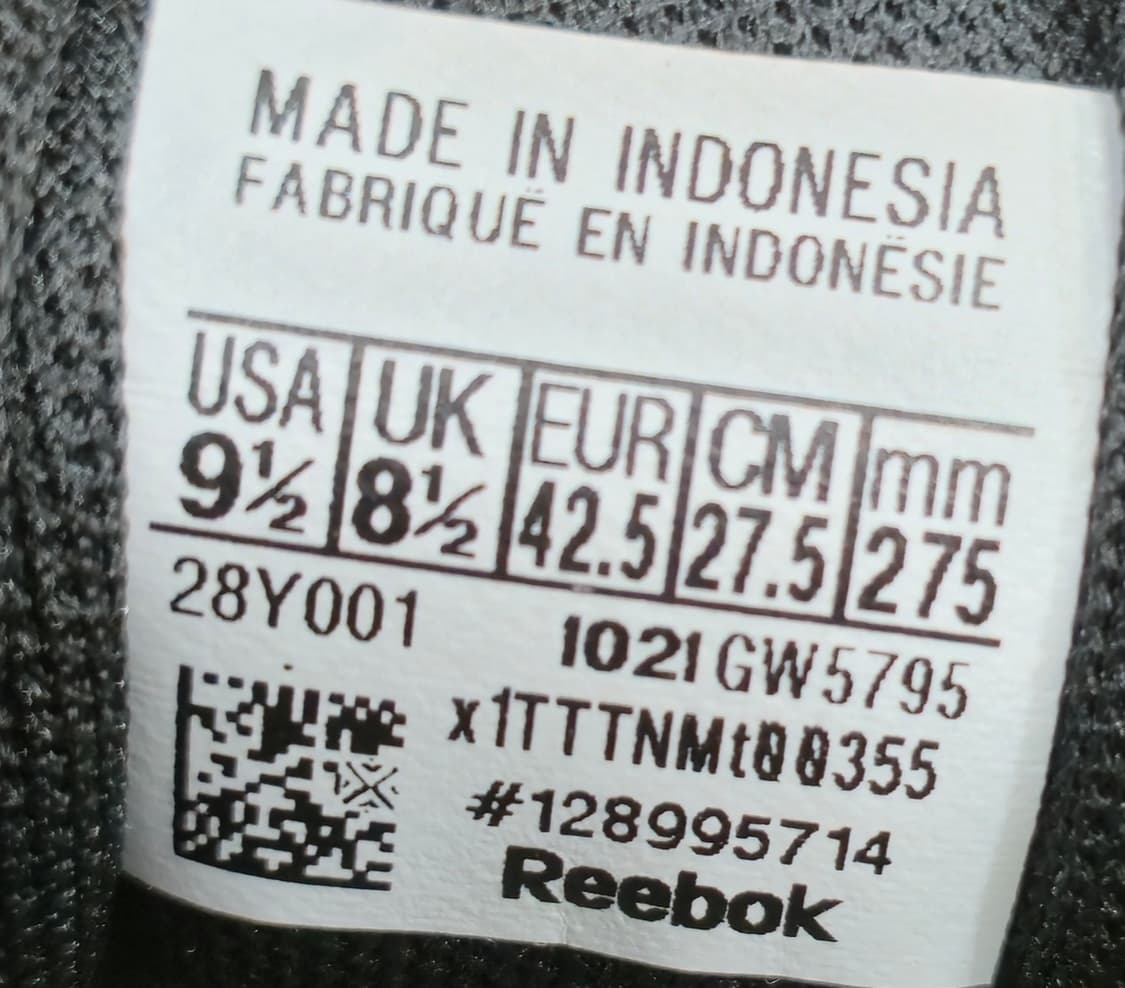 리복 275mm- 남성 직텍 직 다이나믹 3 런닝화 상품이미지7