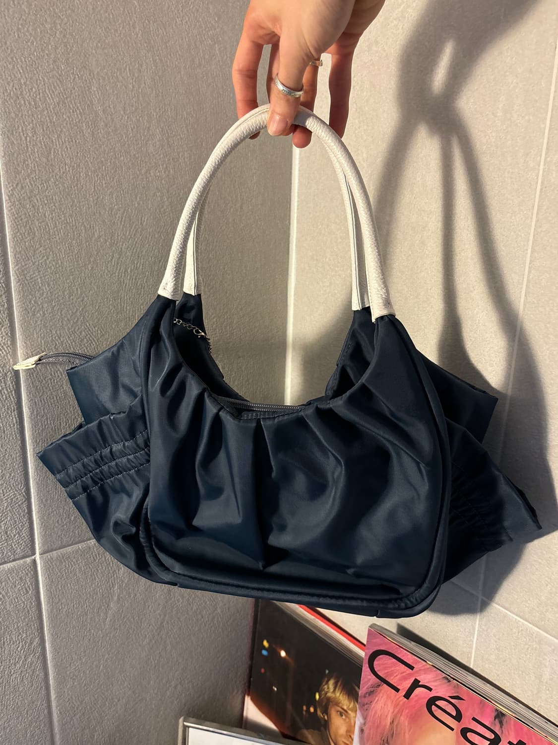 Y'saccs 네이비 숄더백 상품이미지2