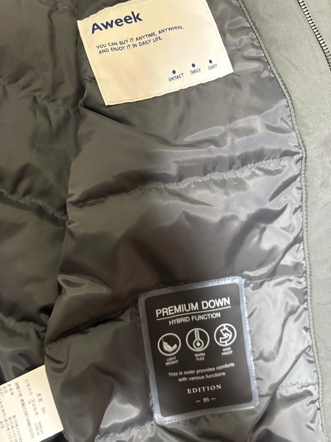 다운패딩 셔츠자켓 상품이미지4