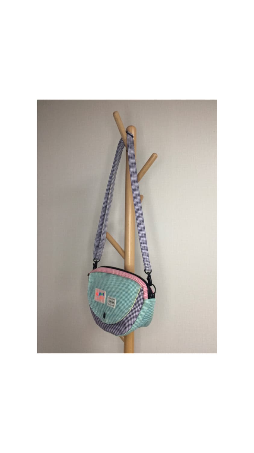 Porter 포터 x 아트모스 콜라보 체크 크로스백 상품이미지3