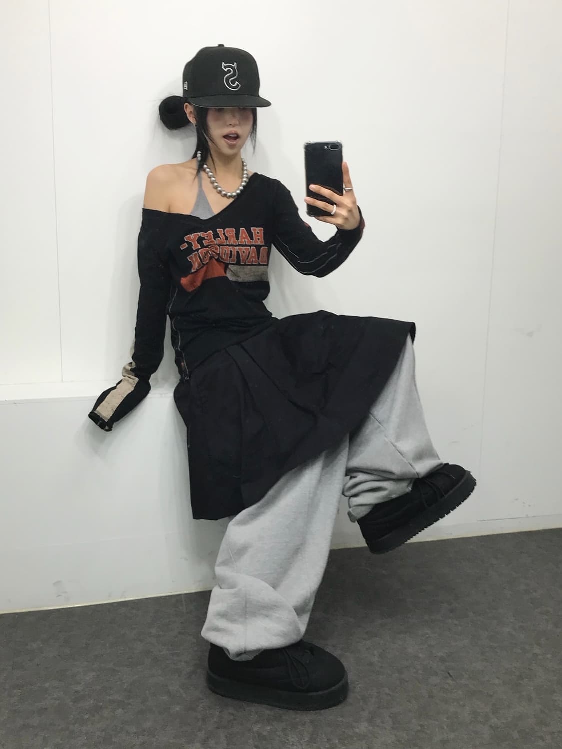 Harley-Davidson Shirring L/S 상품이미지7