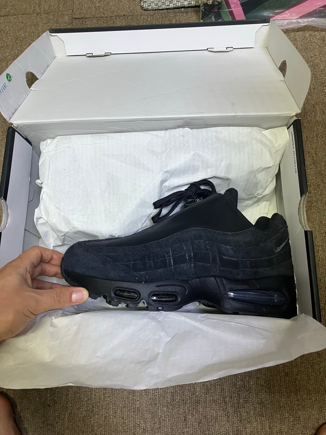 [265] 나이키 Air Max 95 ZIP Black 상품이미지4