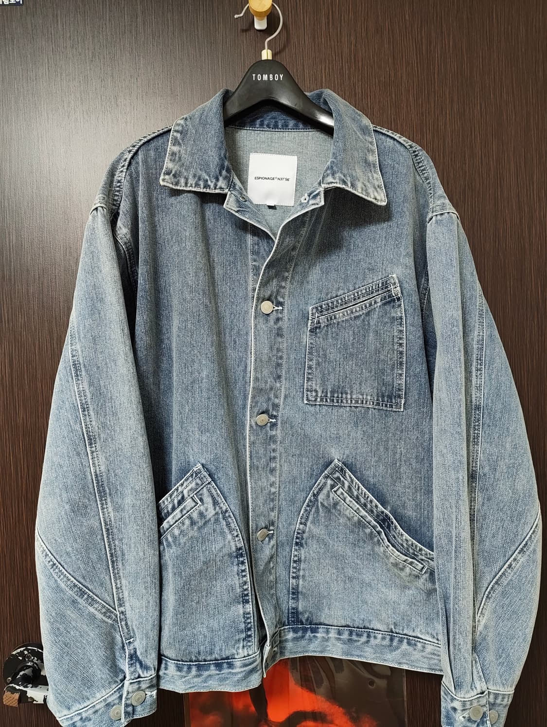 에스피오나지 91 데님 트러커 자켓 라이트 인디고 L 상품이미지2