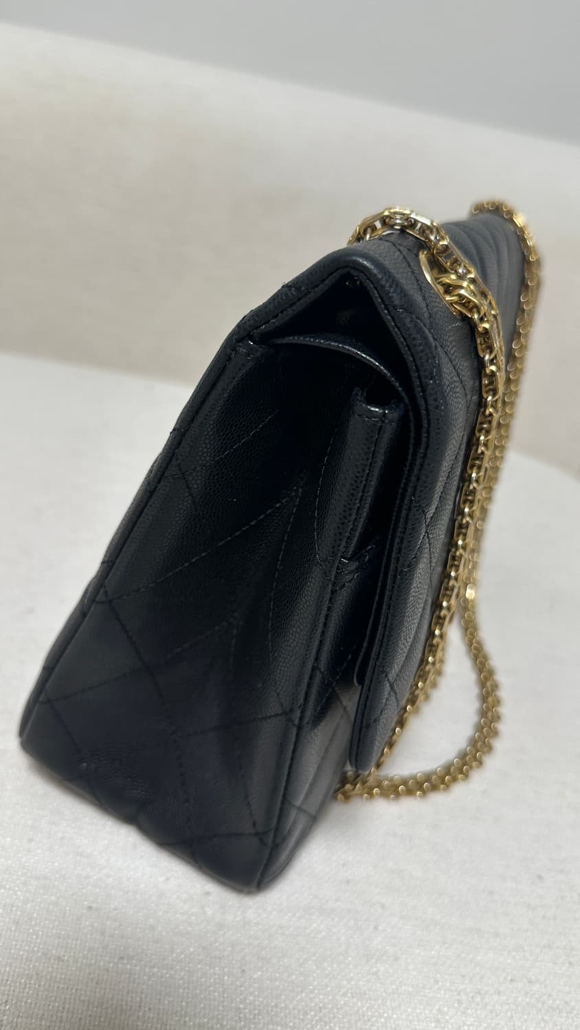 샤넬 빈티지 2.55 캐비어 맥시(구 라지)  상품이미지8