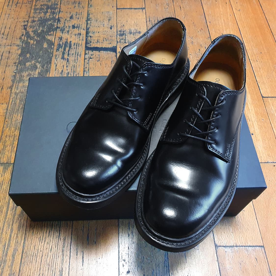 [260] 아워레가시 유니폼 퍼레이드 더비 슈즈 블랙 아워레가시 더비 상품이미지1