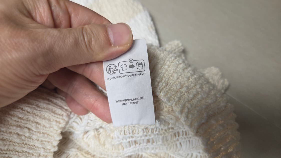 APC 아페쎄 알라스토어 자카드 크루넥 니트 상품이미지6