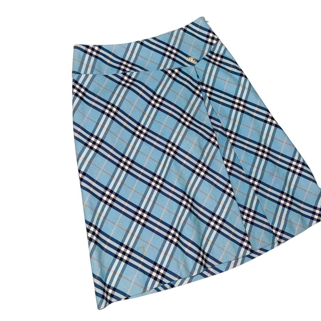Baby Blue Check Skirt 상품이미지4
