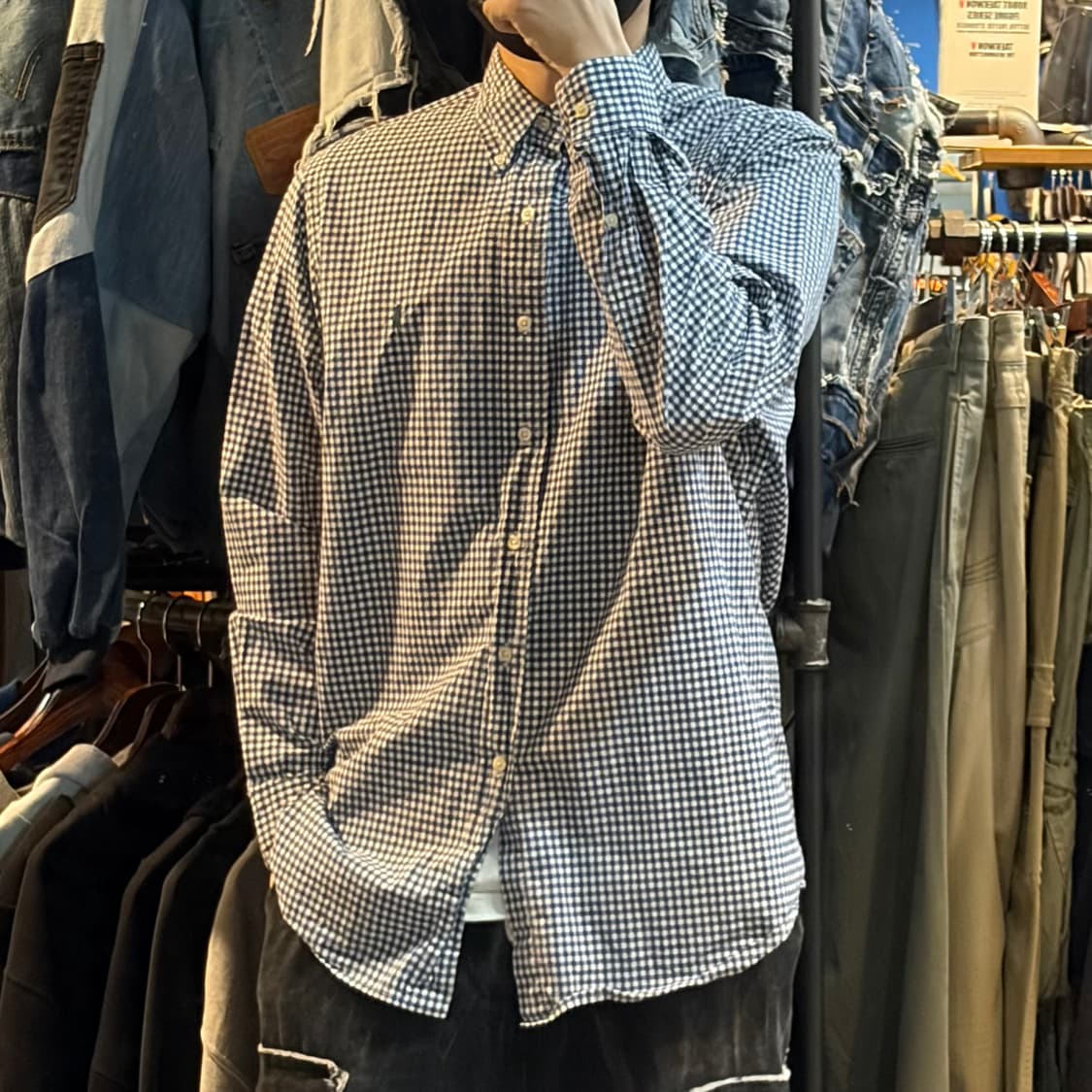 [No.9]Polo 폴로 체크 긴팔셔츠 상품이미지4