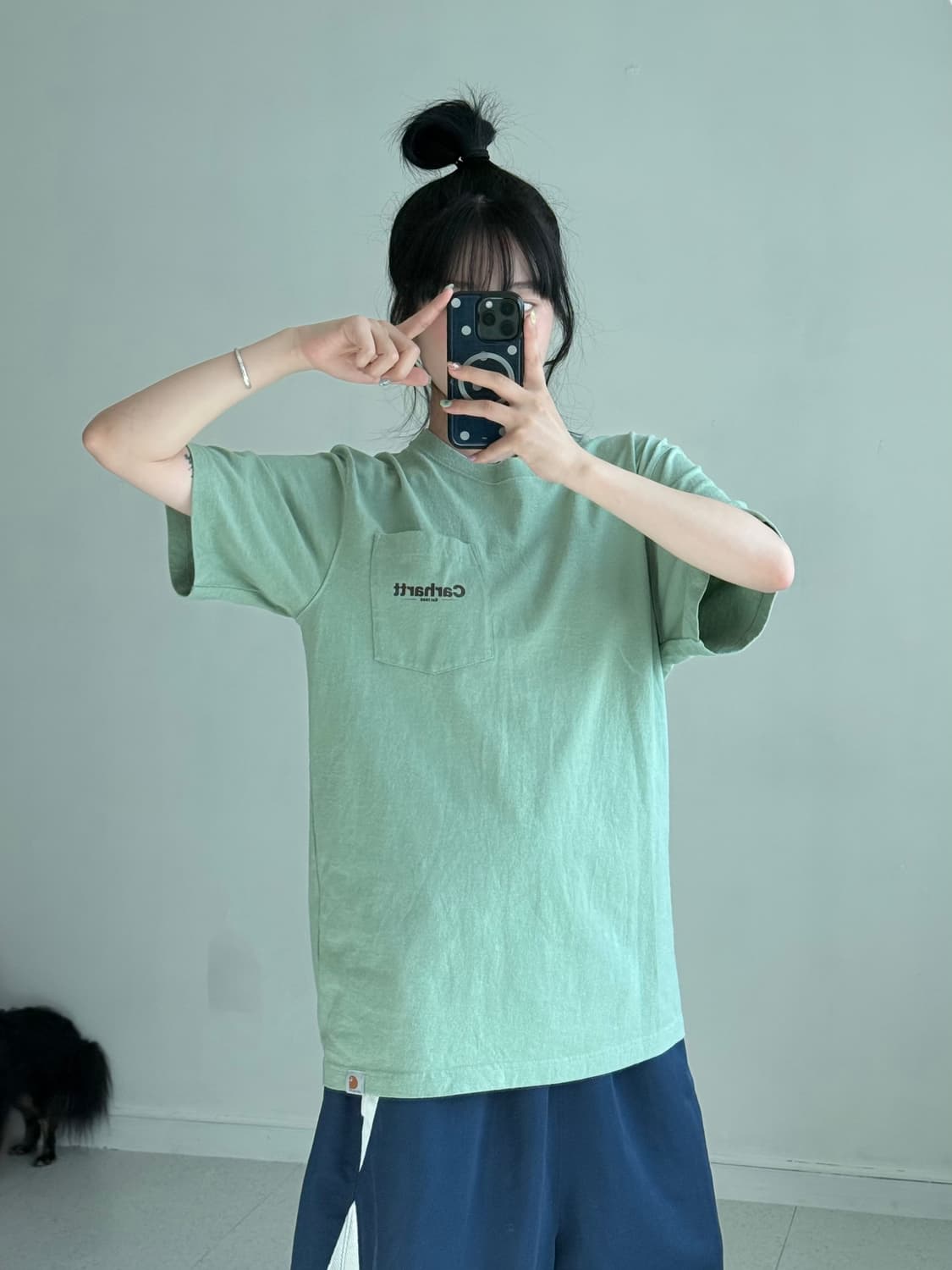 칼하트 피스타치오 반팔 상품이미지4
