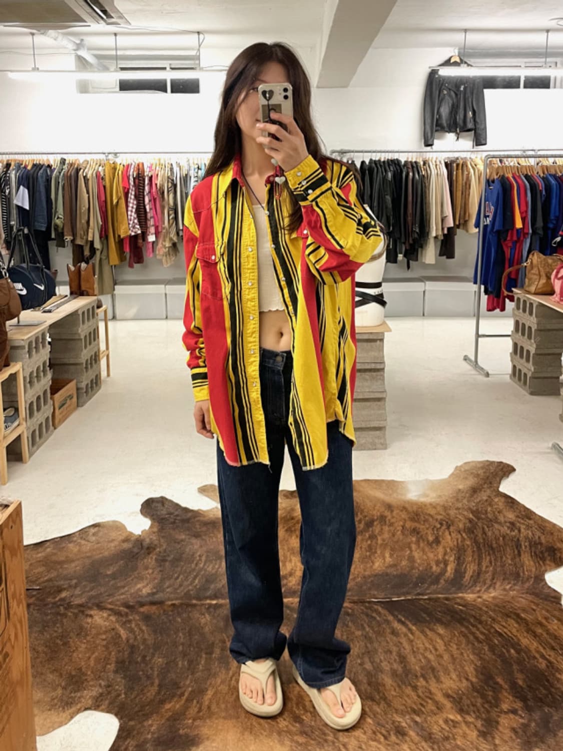 WRANGLER stripe western shirts 상품이미지2