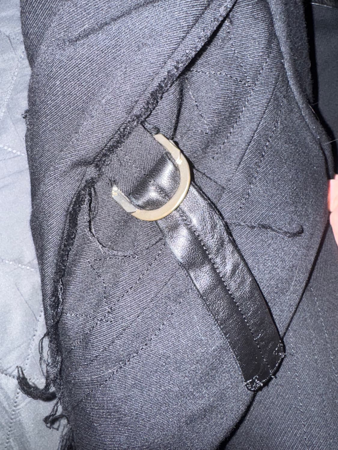 타카히로 미야시타 더 솔로이스트 15aw 가죽탭봄버 50 상품이미지3