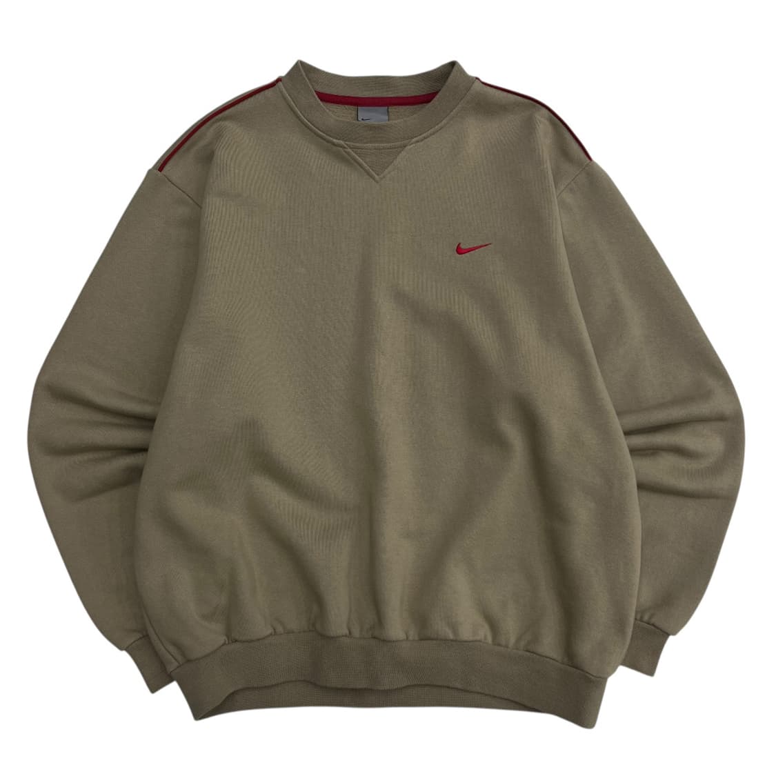 나이키 레드스우시 베이지 맨투맨 M 상품이미지2