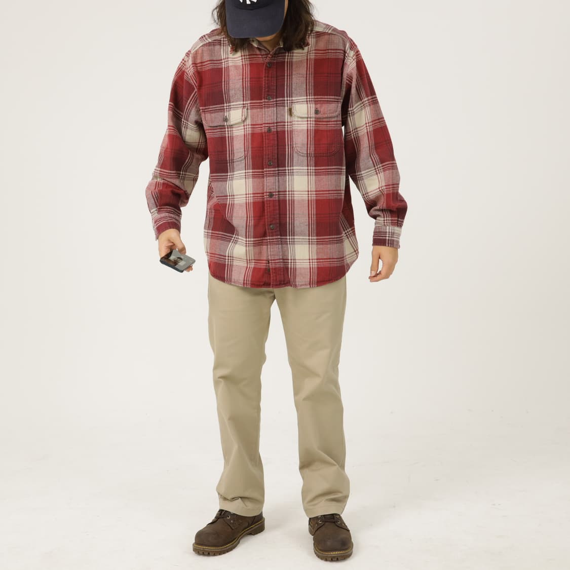 90s 에디바우어 레전드 코튼 플란넬 셔츠 상품이미지9