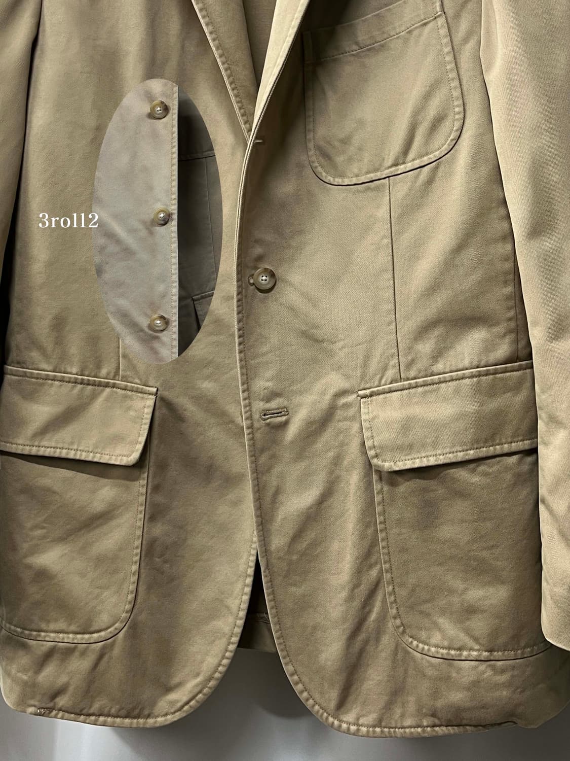 폴로 랄프로렌 탄베이지 치노 스포츠코트 자켓 상품이미지6