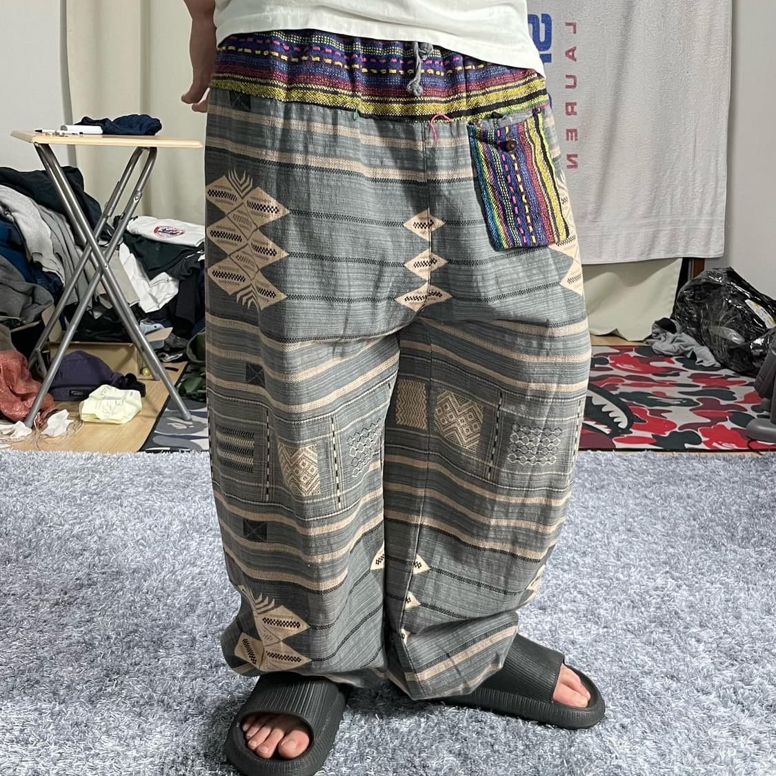 VTG 오버핏 인디언 조거팬츠 상품이미지1