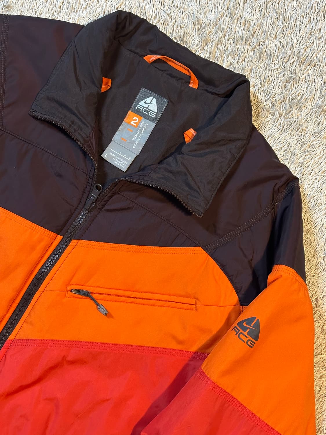 희귀) 00's 나이키 ACG 올드스쿨 배색 경량패딩 자켓 상품이미지2