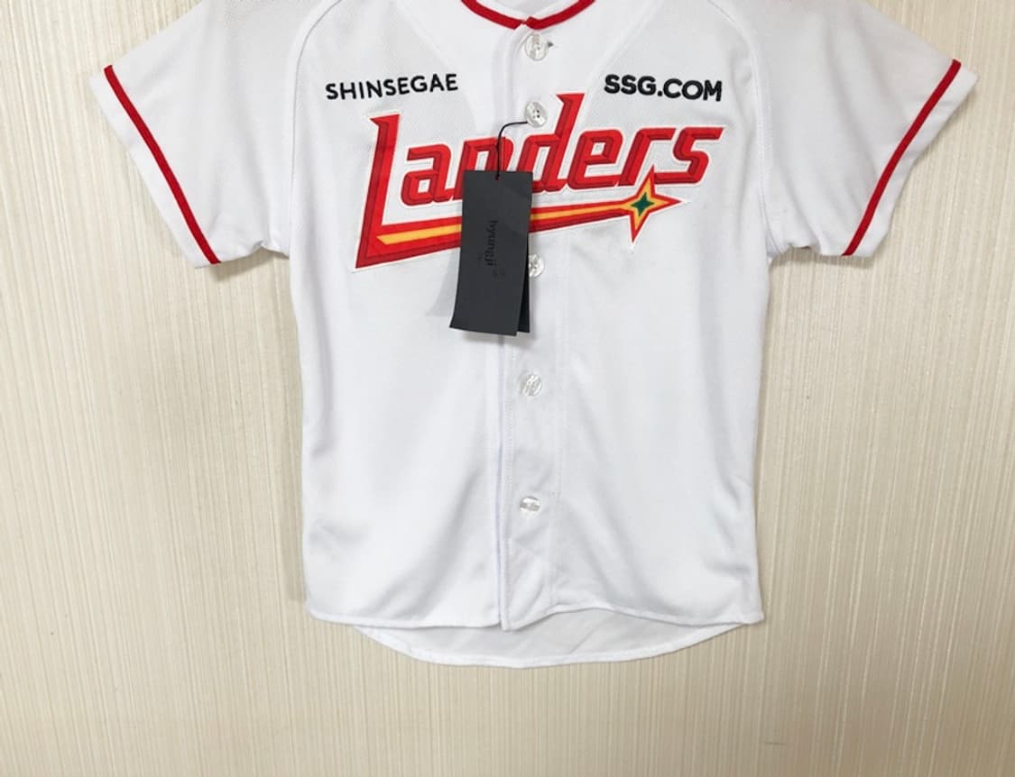(아동) KBO SSG랜더스 홈유니폼/져지 5세 상품이미지3