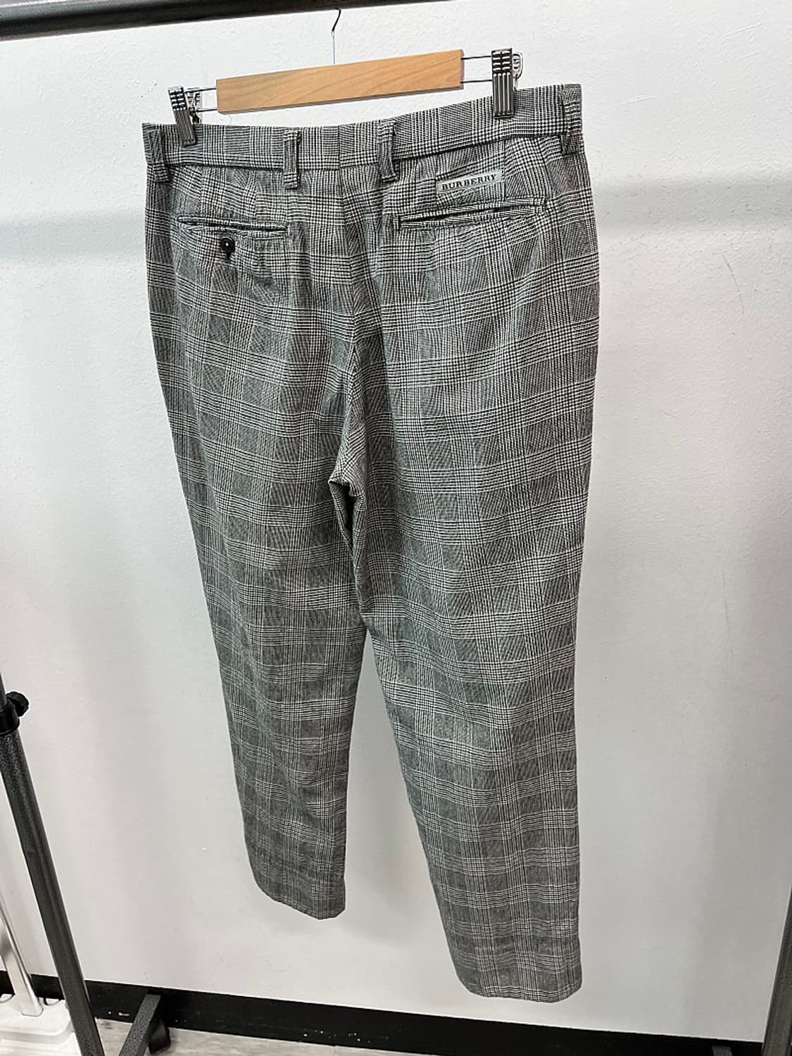 32) 버버리 골프 울 체크 슬랙스  상품이미지5